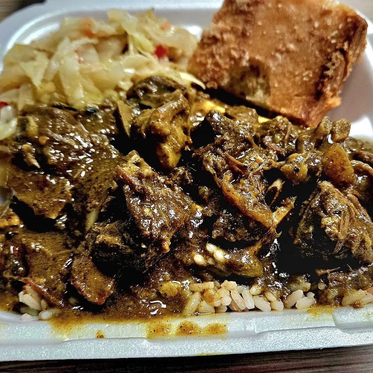 Stewed Beef with Rice and Vegetables