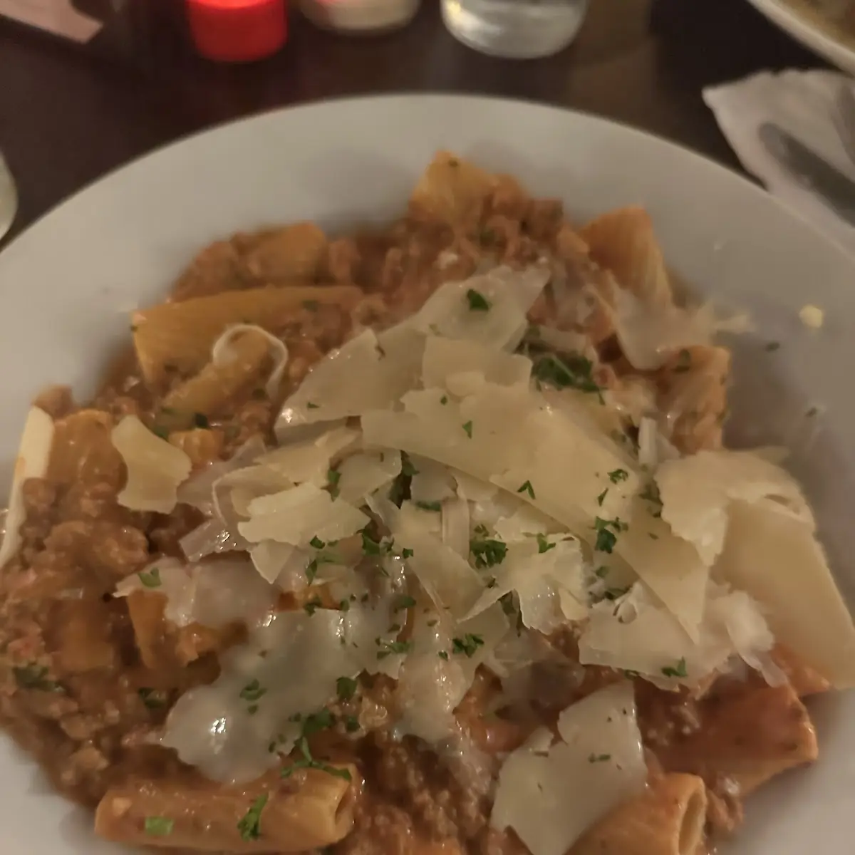 Rigatoni Bolognese