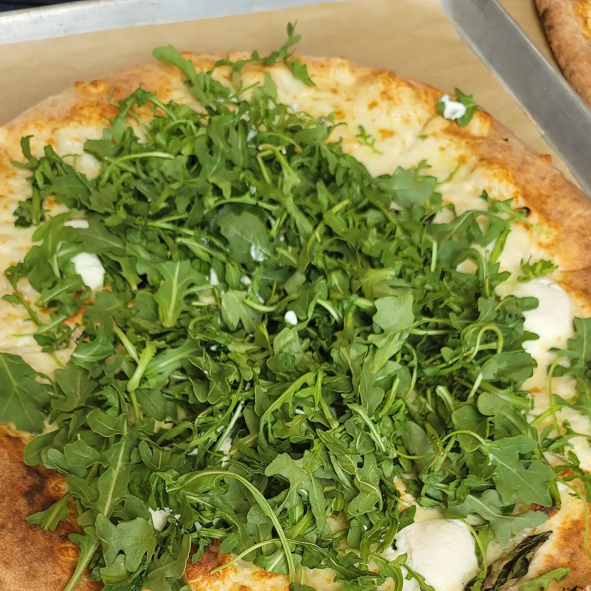 White Pizza with Arugula