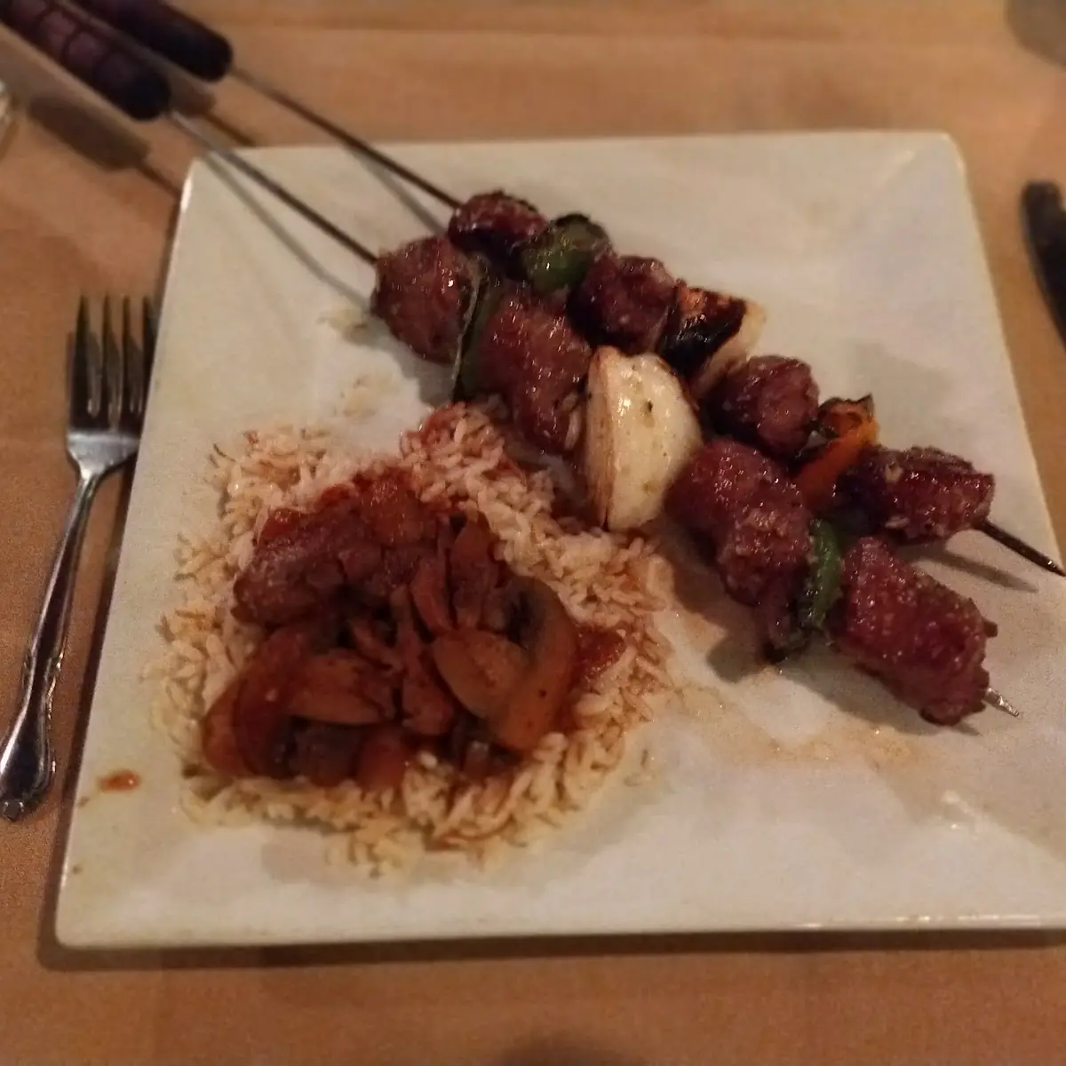 Lamb Kebab Platter