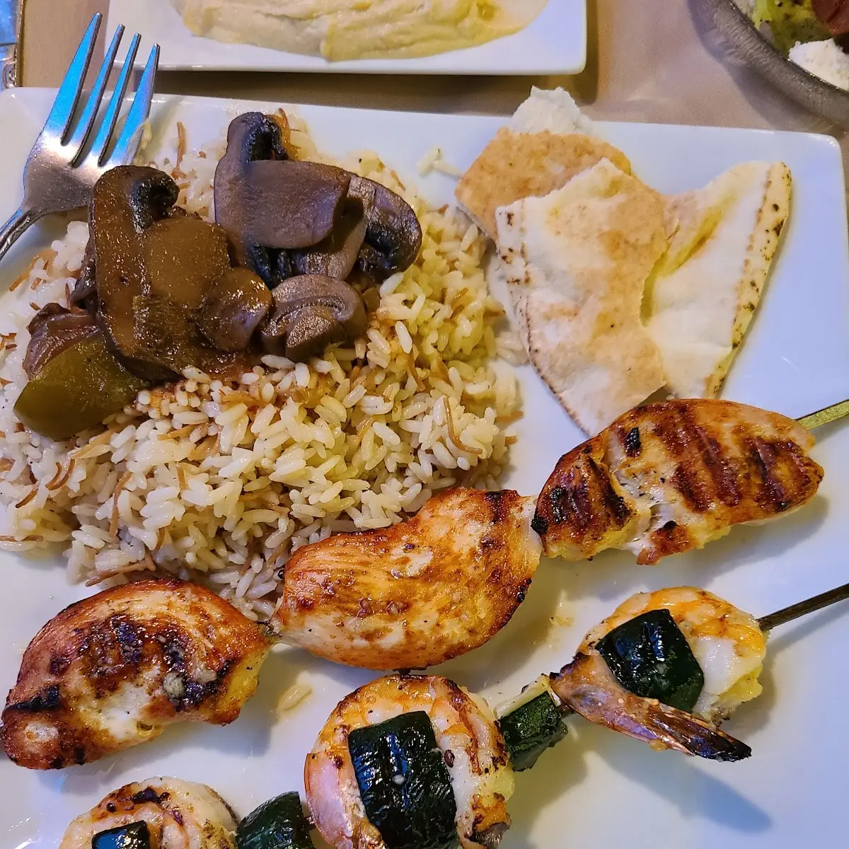 Shrimp & Chicken Kabob