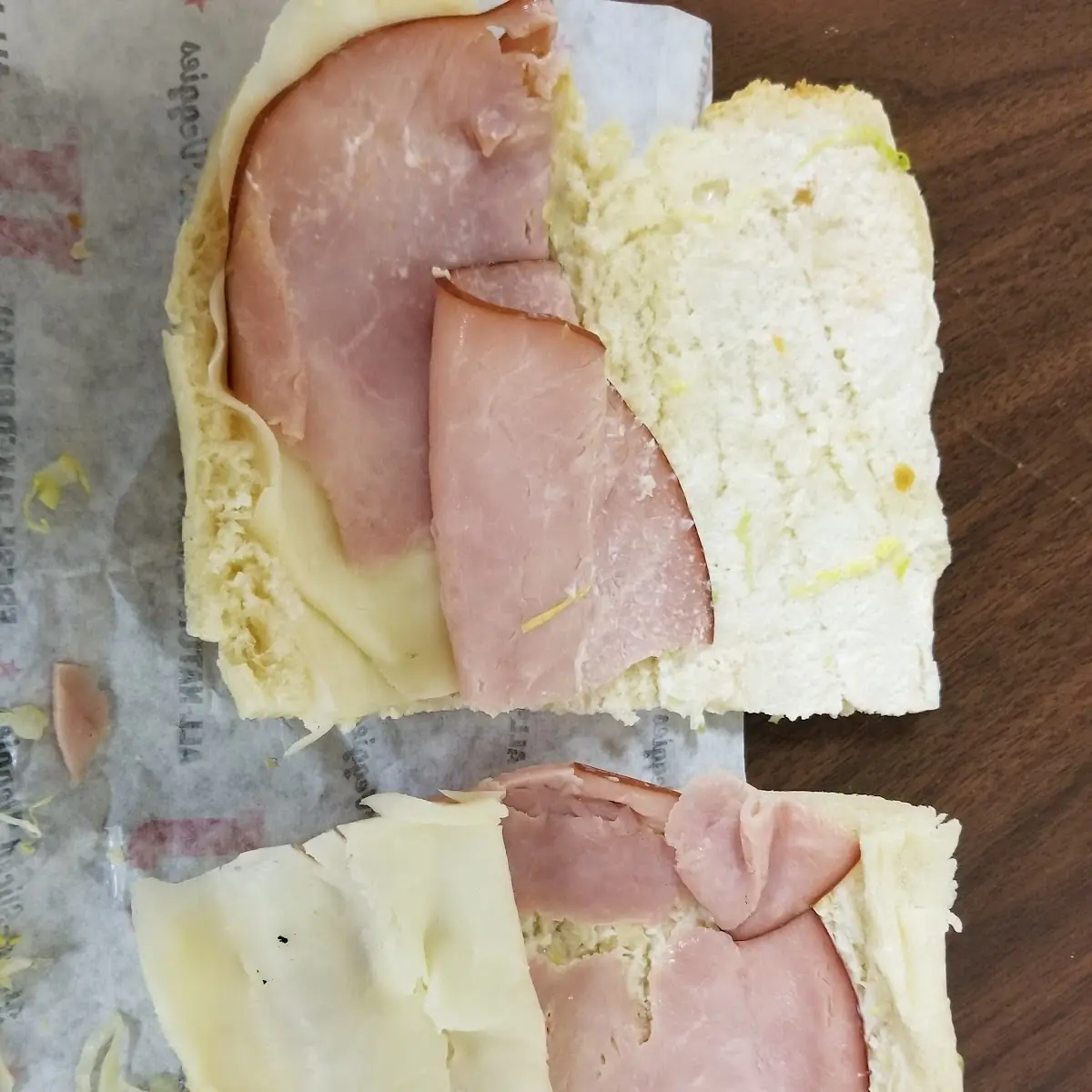 Ham and Cheese Sandwich