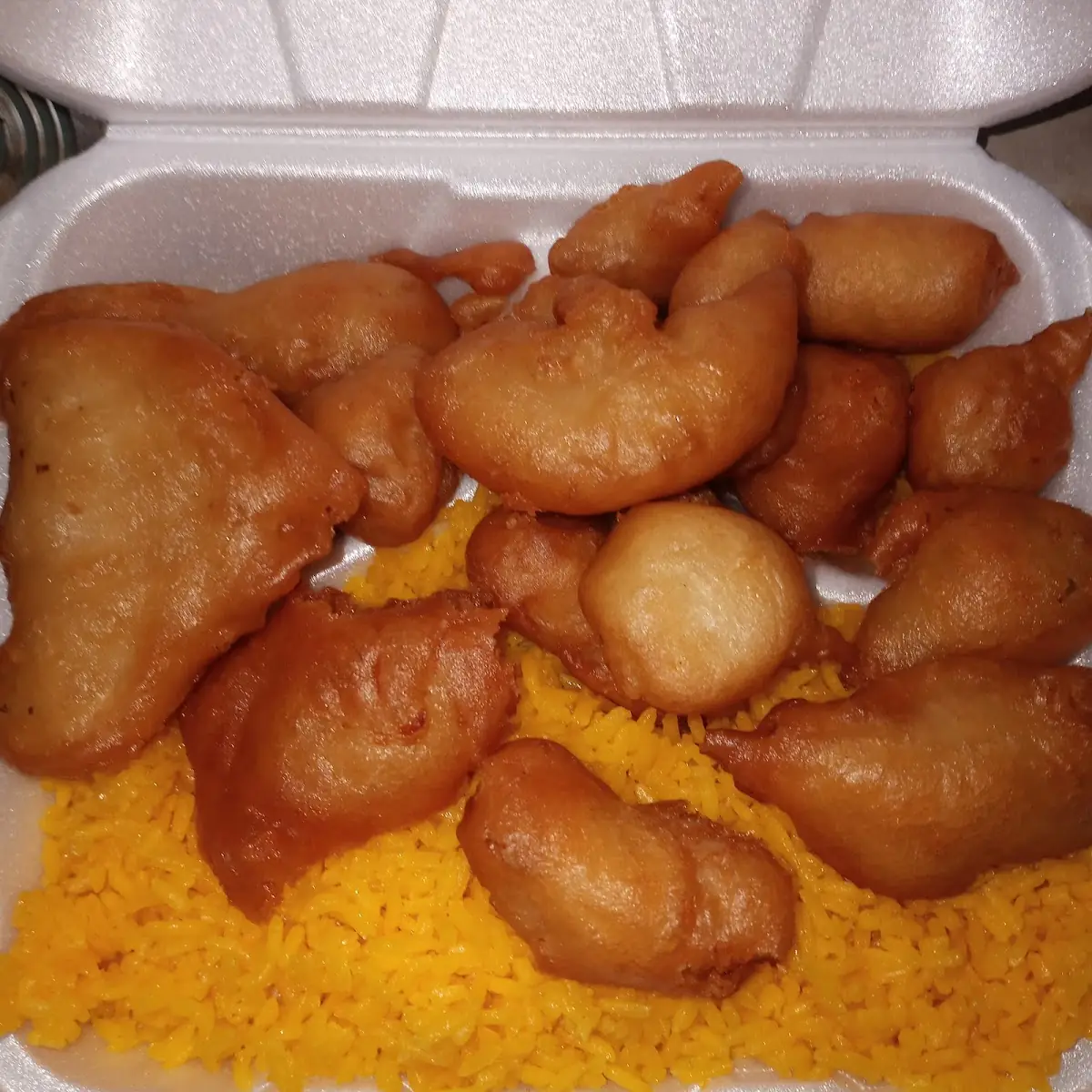 Sweet and Sour Chicken w Fried Rice