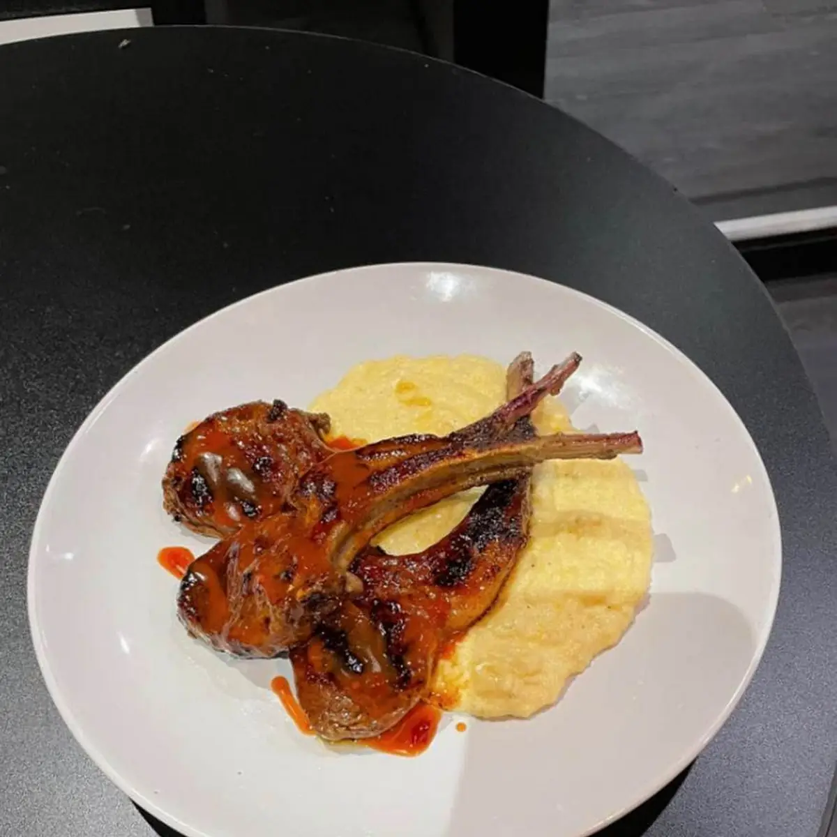 Lamb Chops and Grits