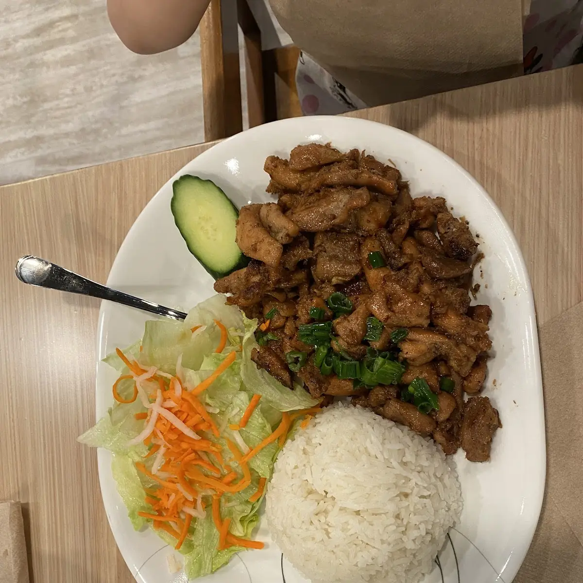 Lemon Grass Chicken Rice Plate