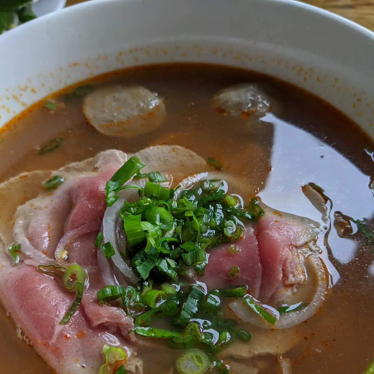 Beef Pho with Tomato Tamarind Sauce