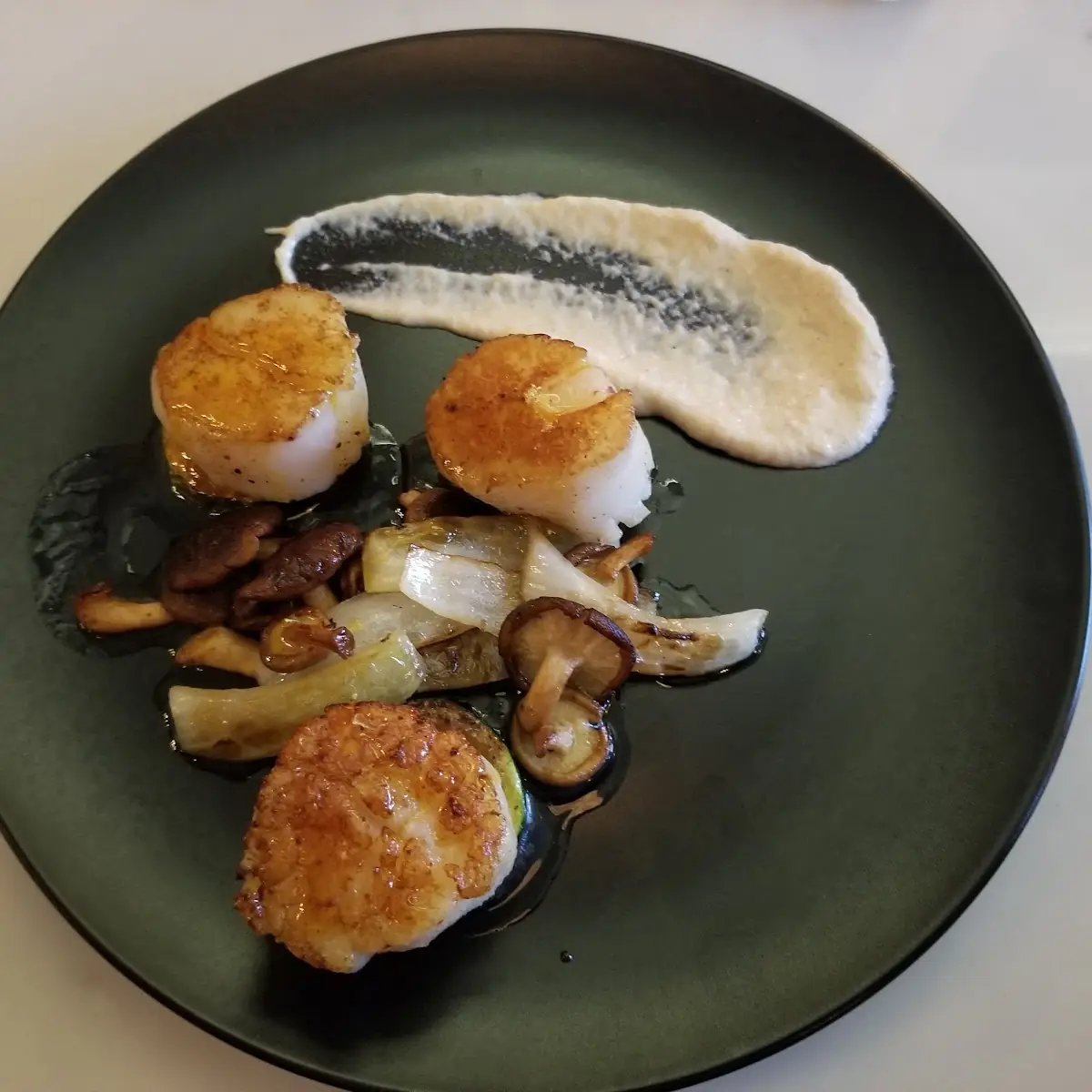 Pan Seared Scallops