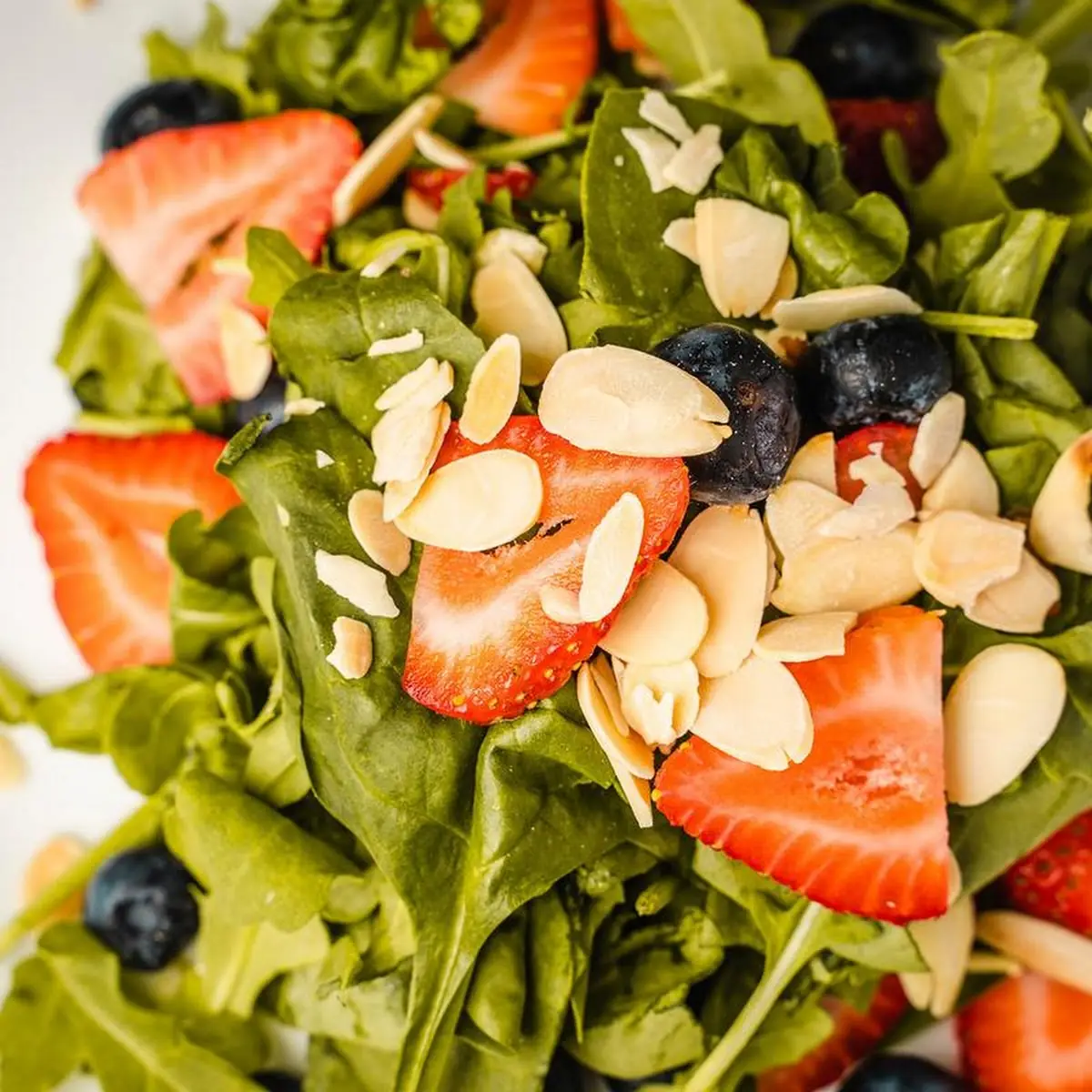Fall Harvest Arugula & Spinach Salad
