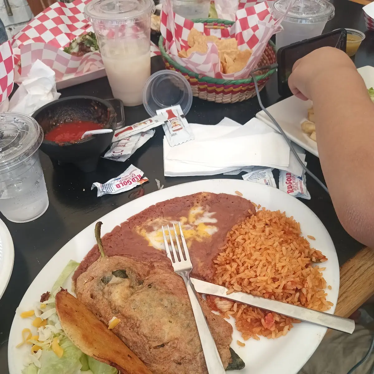 Chile Relleno & Taco Combo