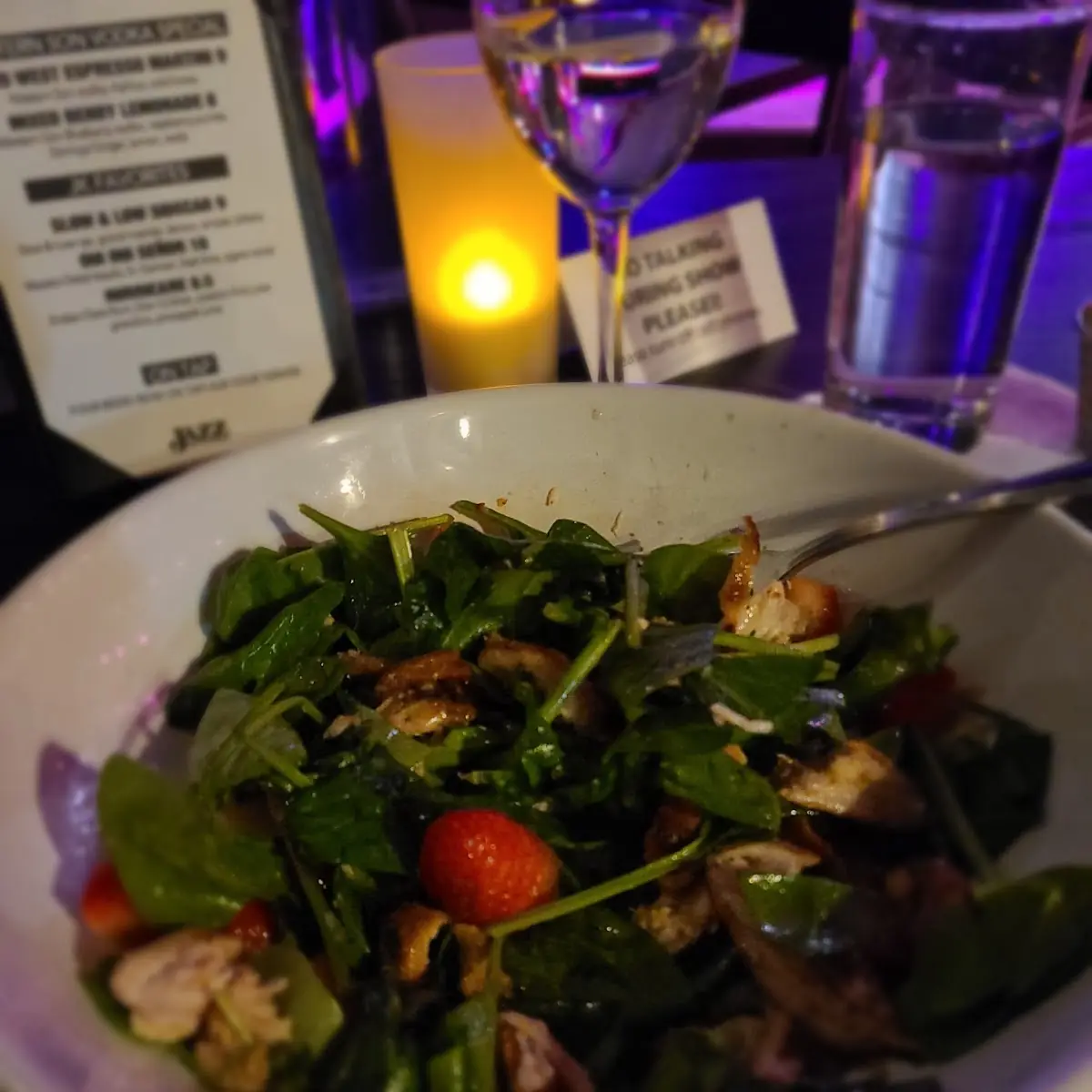 Black & Blues Flat Iron Steak Salad