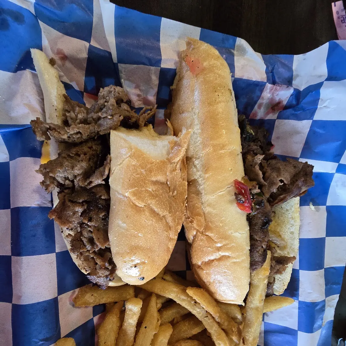 Philly Cheese Steak and Fries