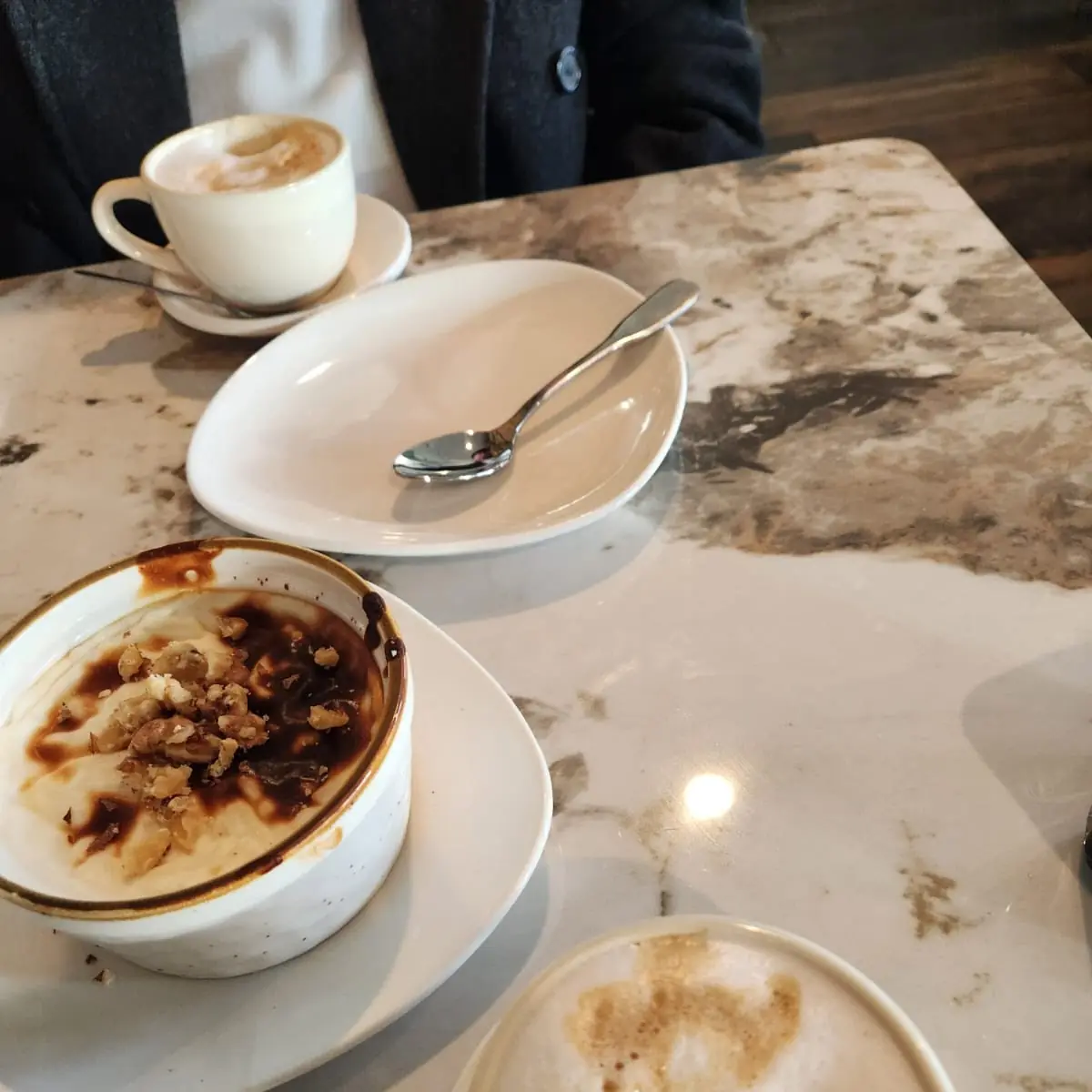 Cappuccino & Rice Pudding