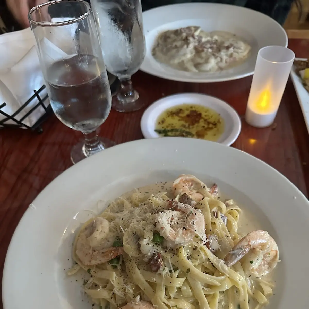 Dinner Special Seared Salmon Lemon Caper Sauce