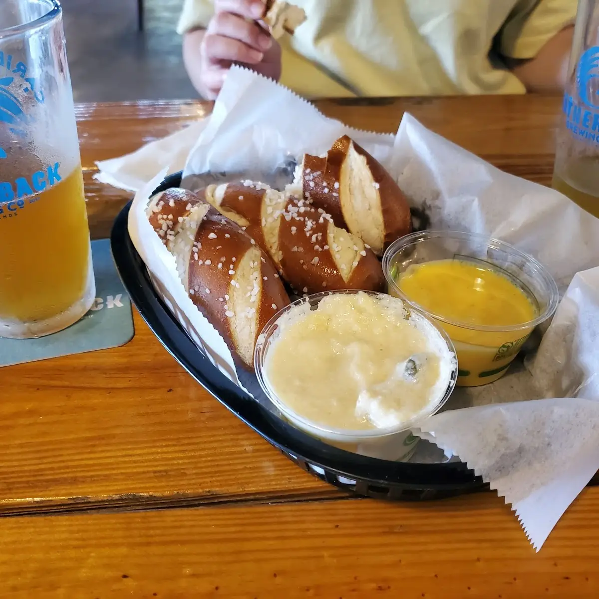 Cheese and Honey Mustard Dips