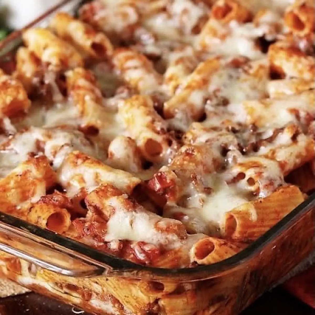 Baked Ziti with Meat Sauce