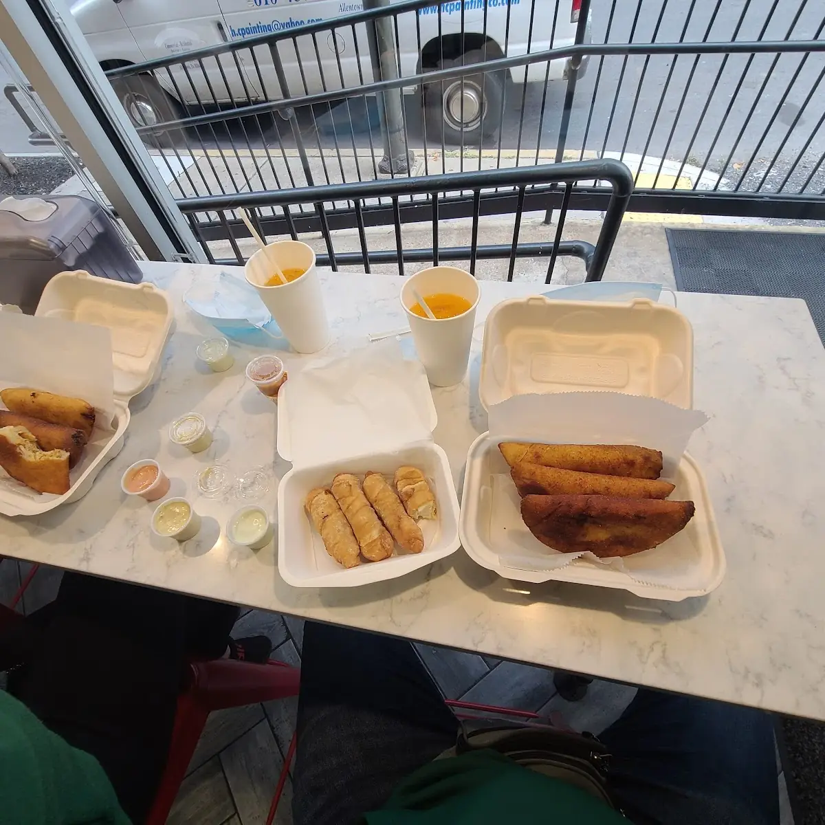 Arepas and Cheese Sticks Tequenos