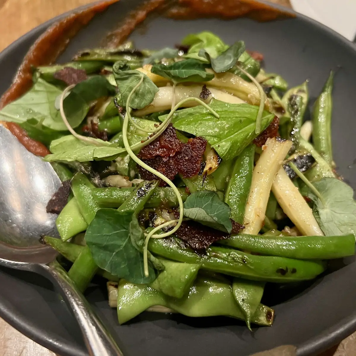 Blistered Green Beans