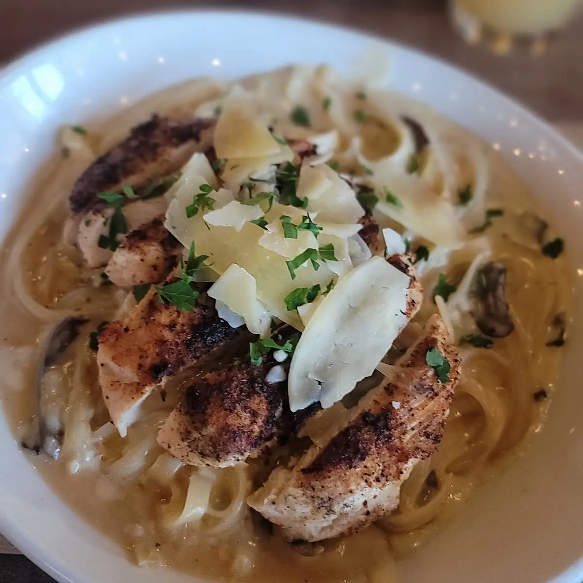 Grilled Chicken Alfredo