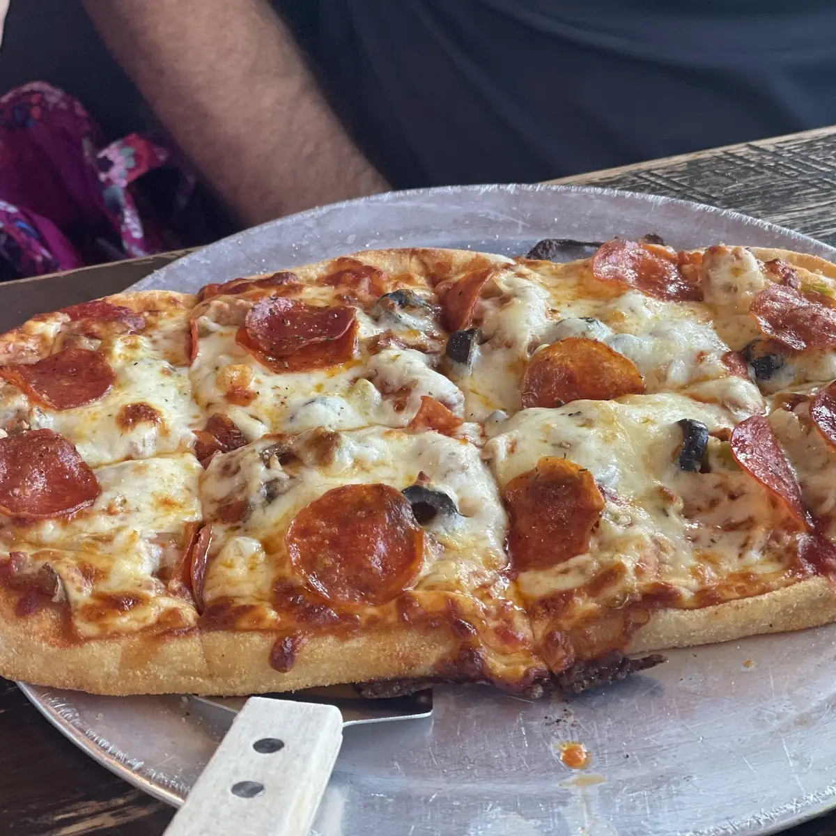 Thin Crust Pepperoni Pizza