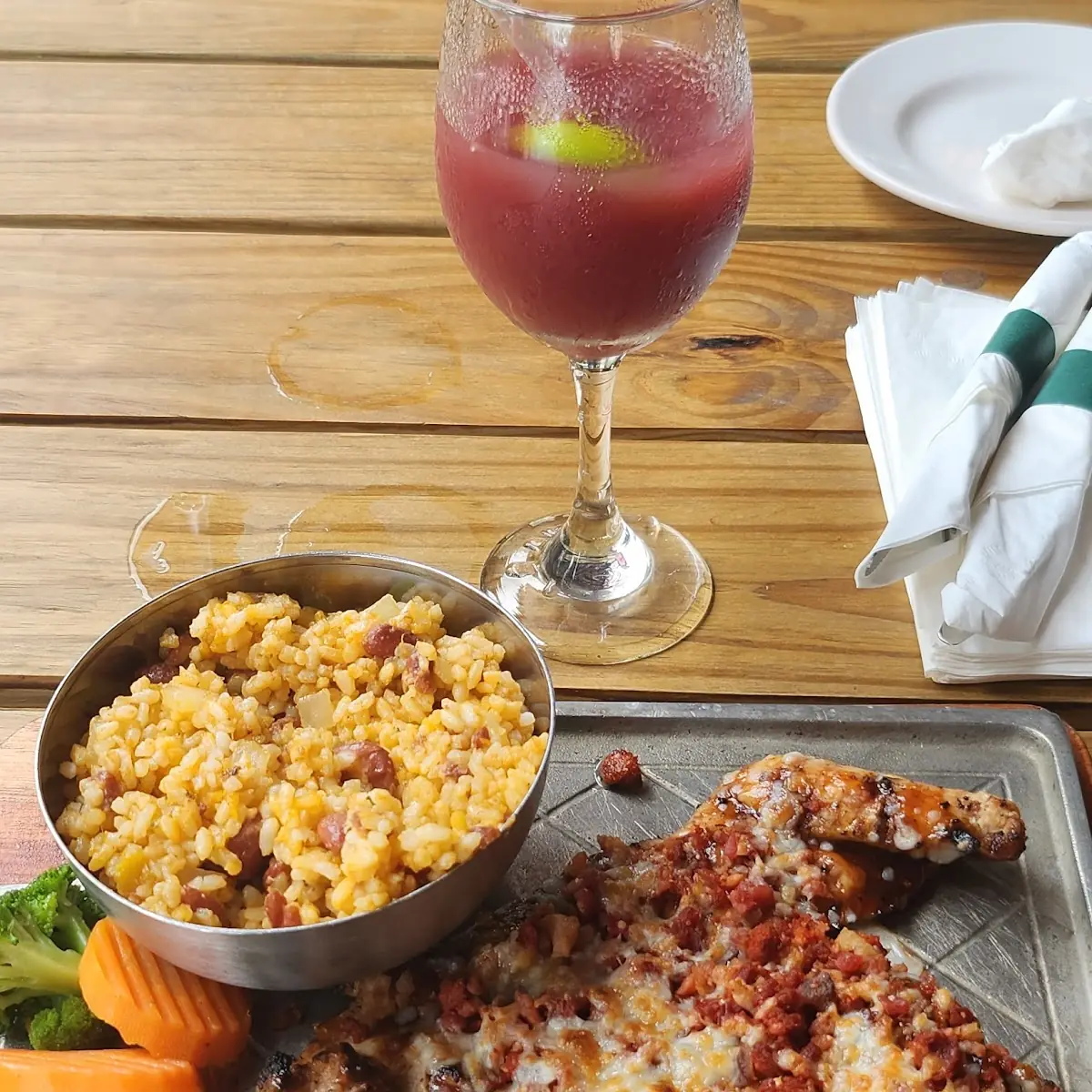 Arroz Mamposteao Con Pollo Al Grill