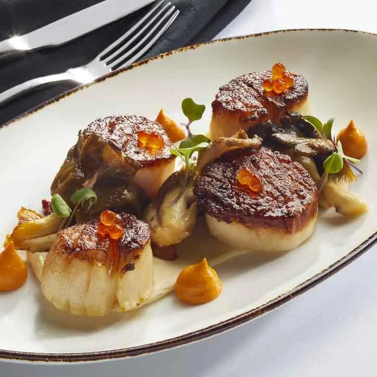 Seared Atlantic Sea Scallops
