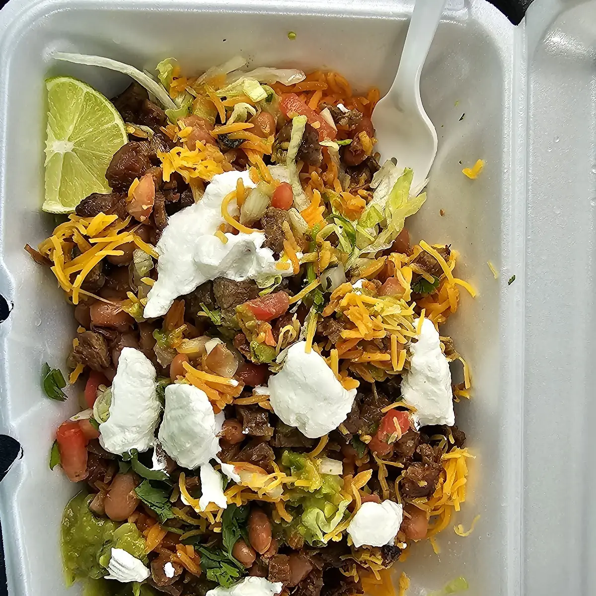 Fajita Bowl w Sour Cream