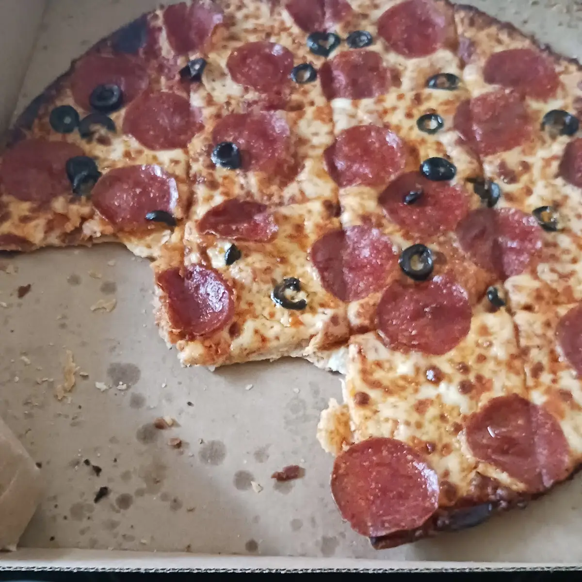Pepperoni Pizza Thin Crust