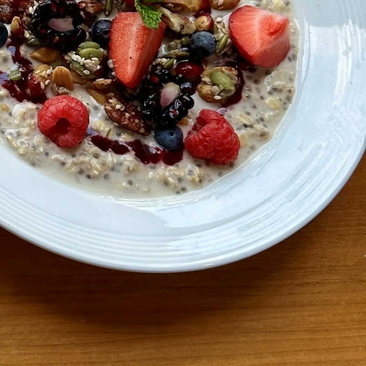 Coconut & Chia Overnight Oats