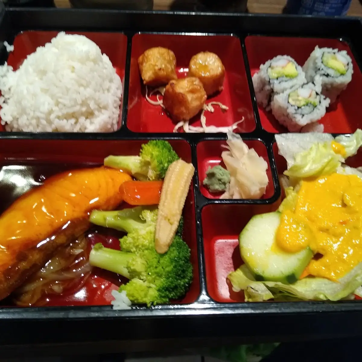Salmon Bento Box