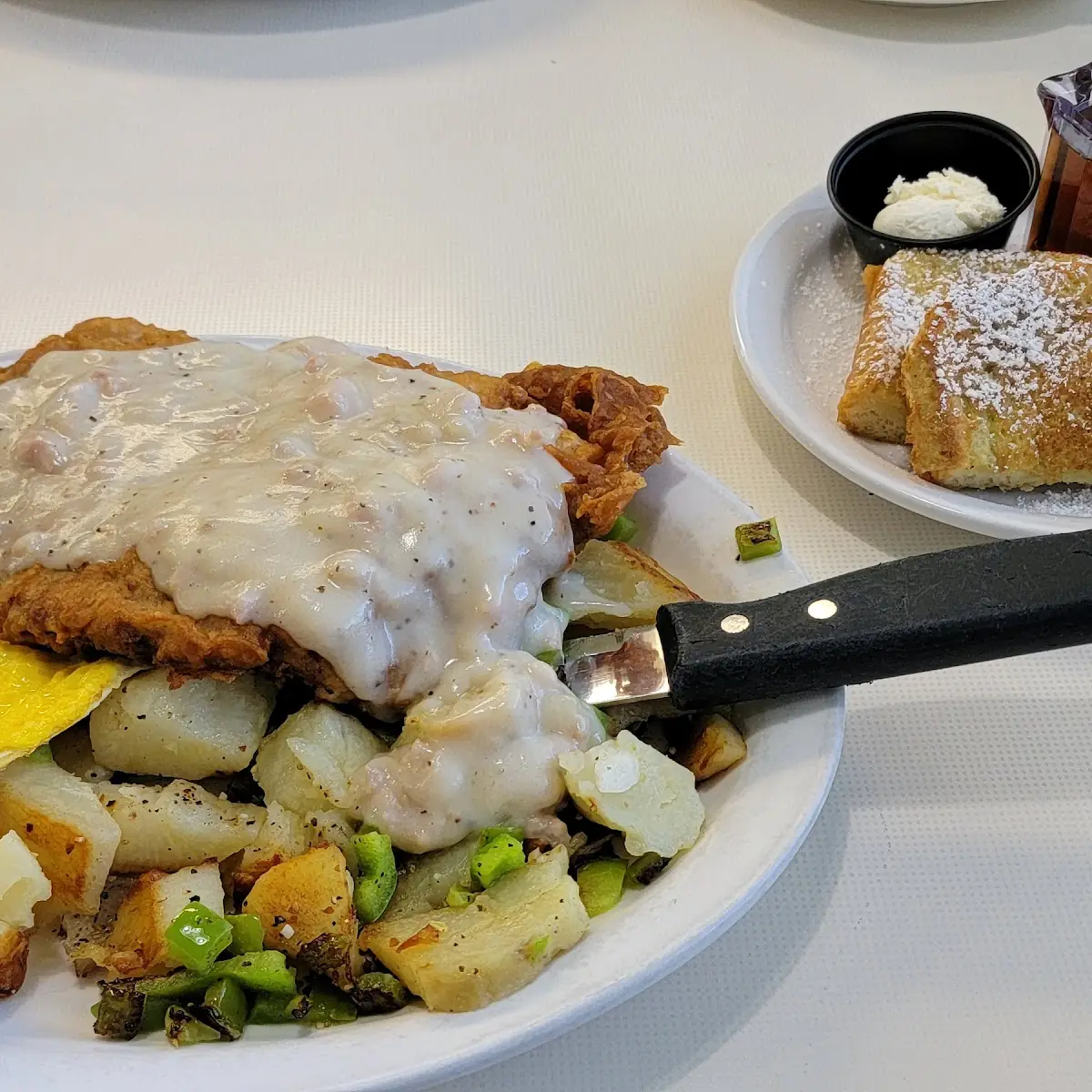 Chicken Fried Steak and Eggs