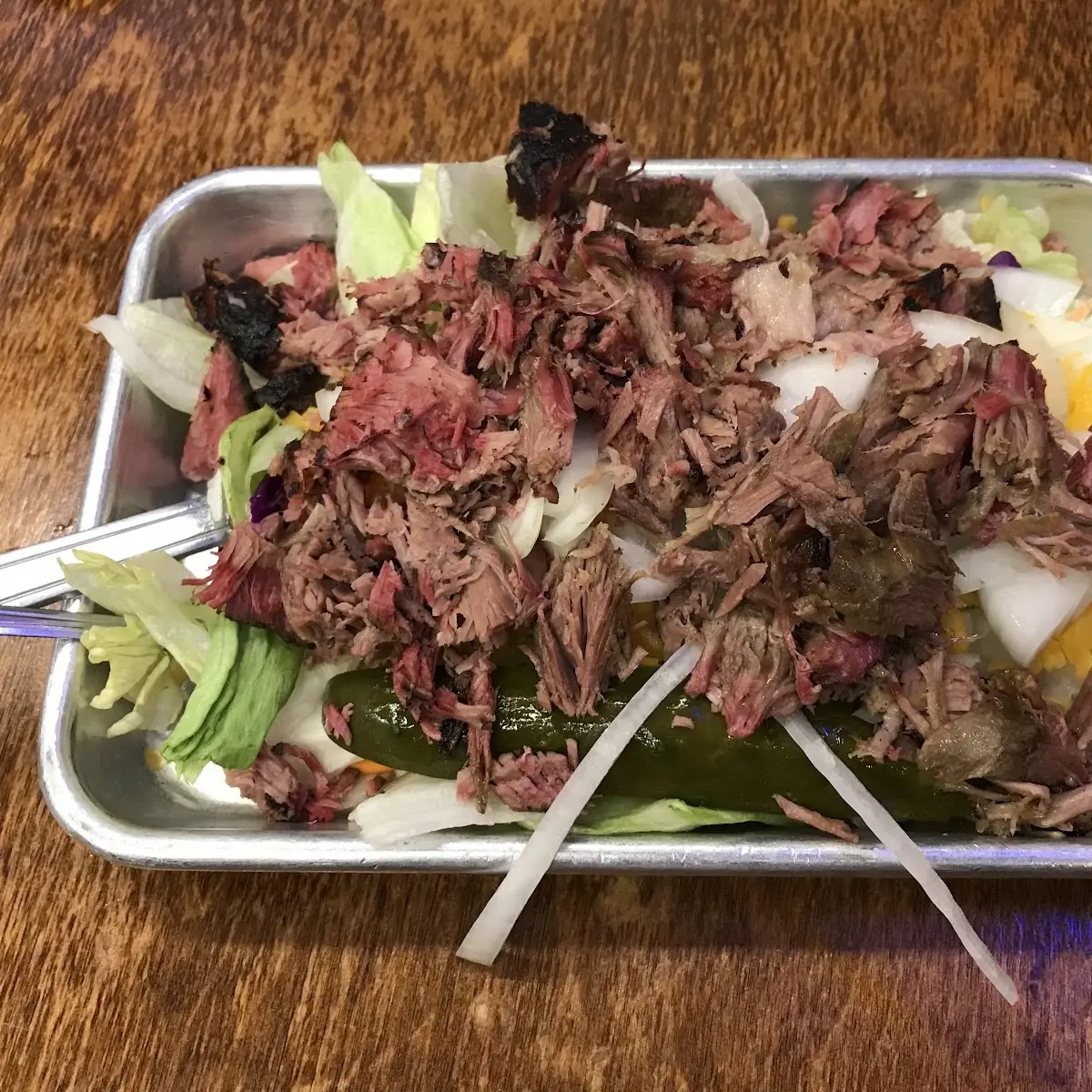 Cowboy Salad with Pulled Pork