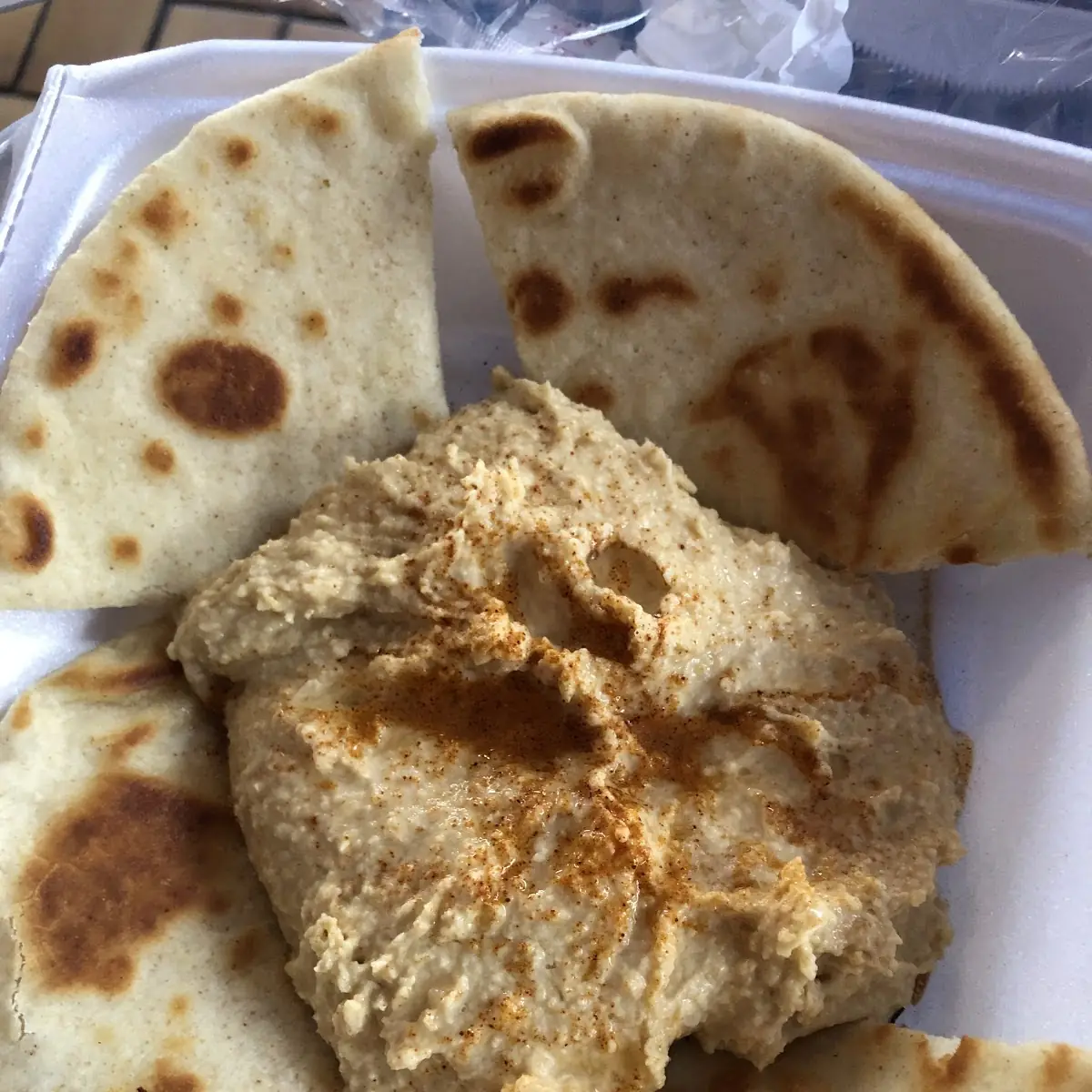 Hummus and Pita Bread