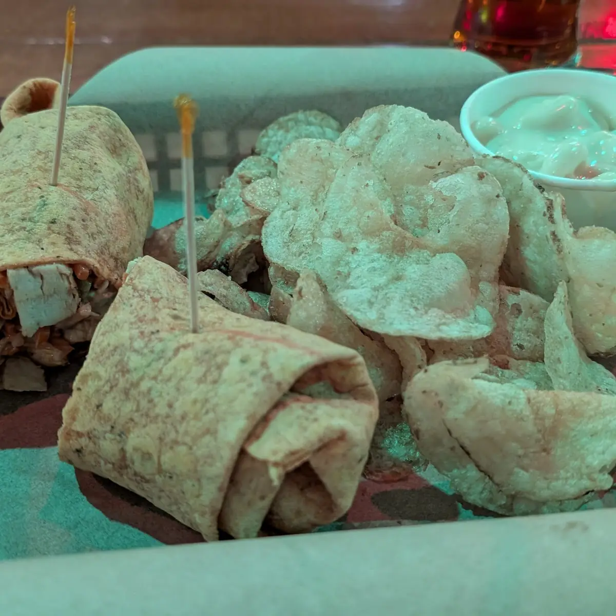 Spicy Thai Peanut Chicken Wrap