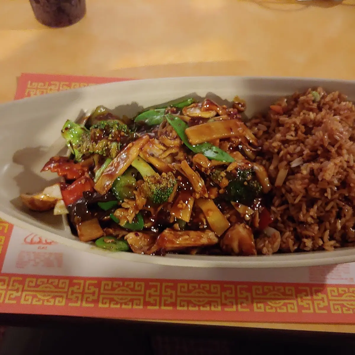 Garlic Chicken with Fried Rice