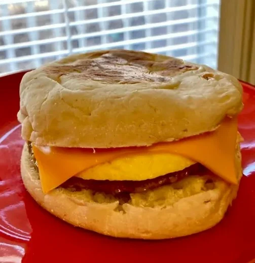 Breakfast Sandwich Sausage Egg and Cheese