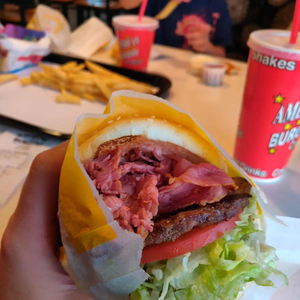 American Burger Combo