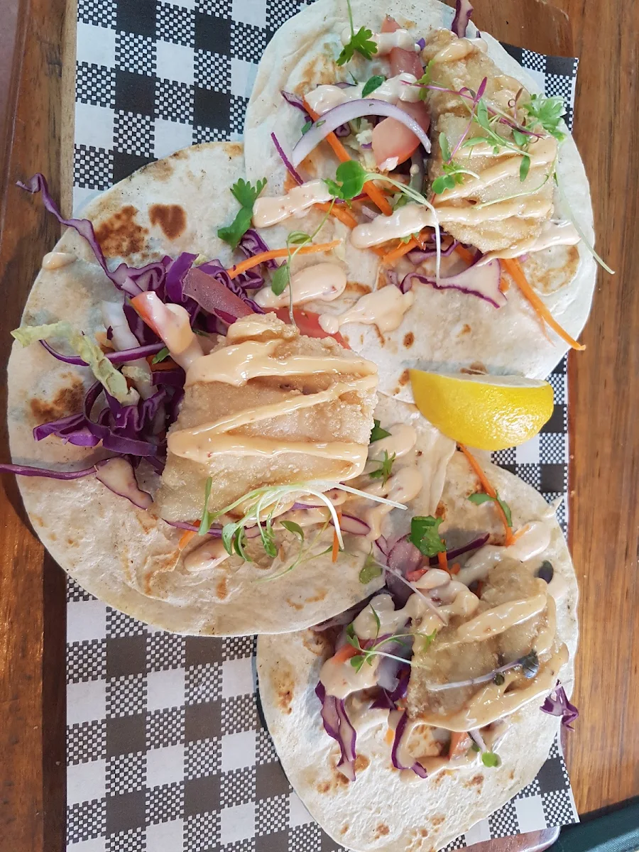Crispy Fish Taco, Royal Crown Hotel