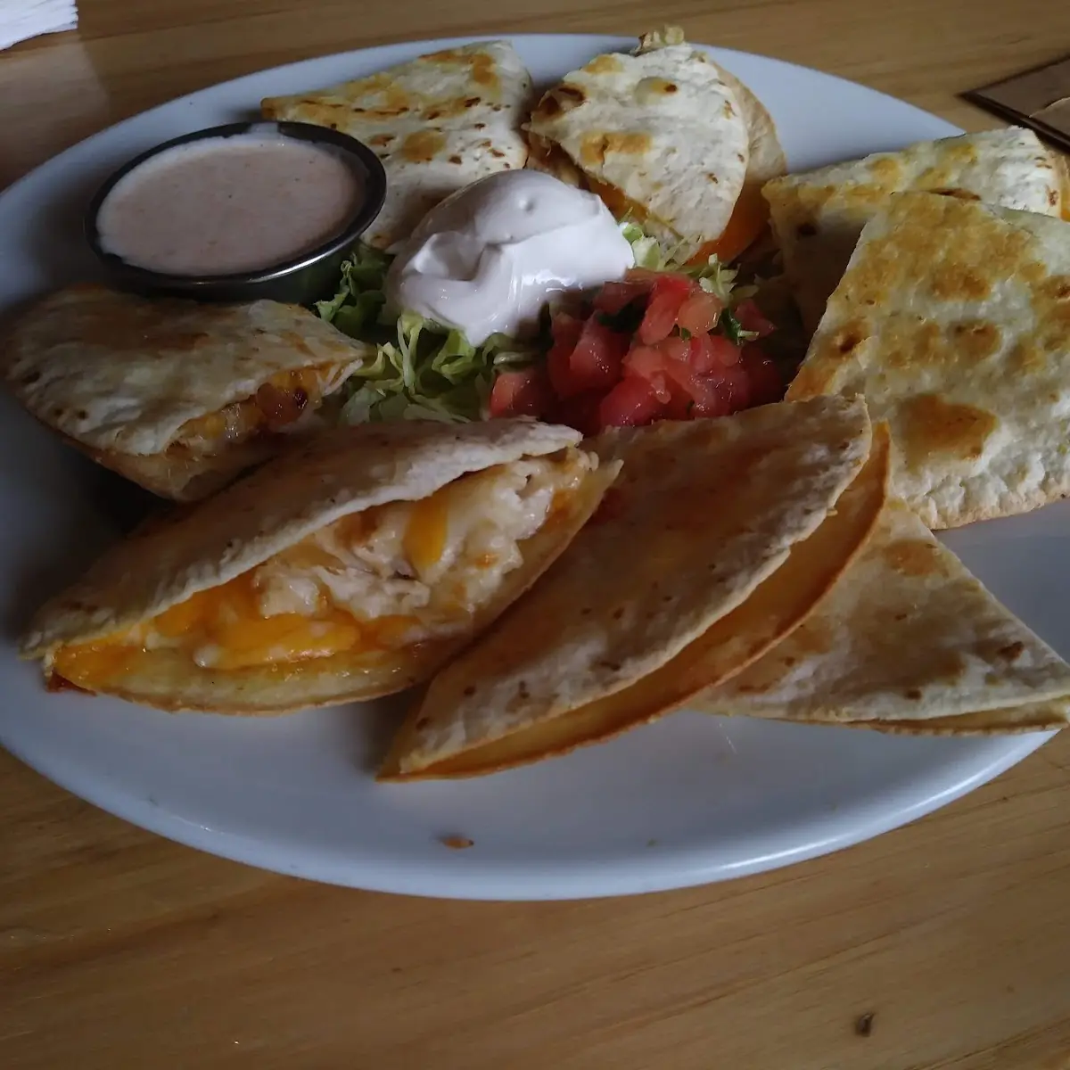 Bacon Ranch Chicken Quesadilla