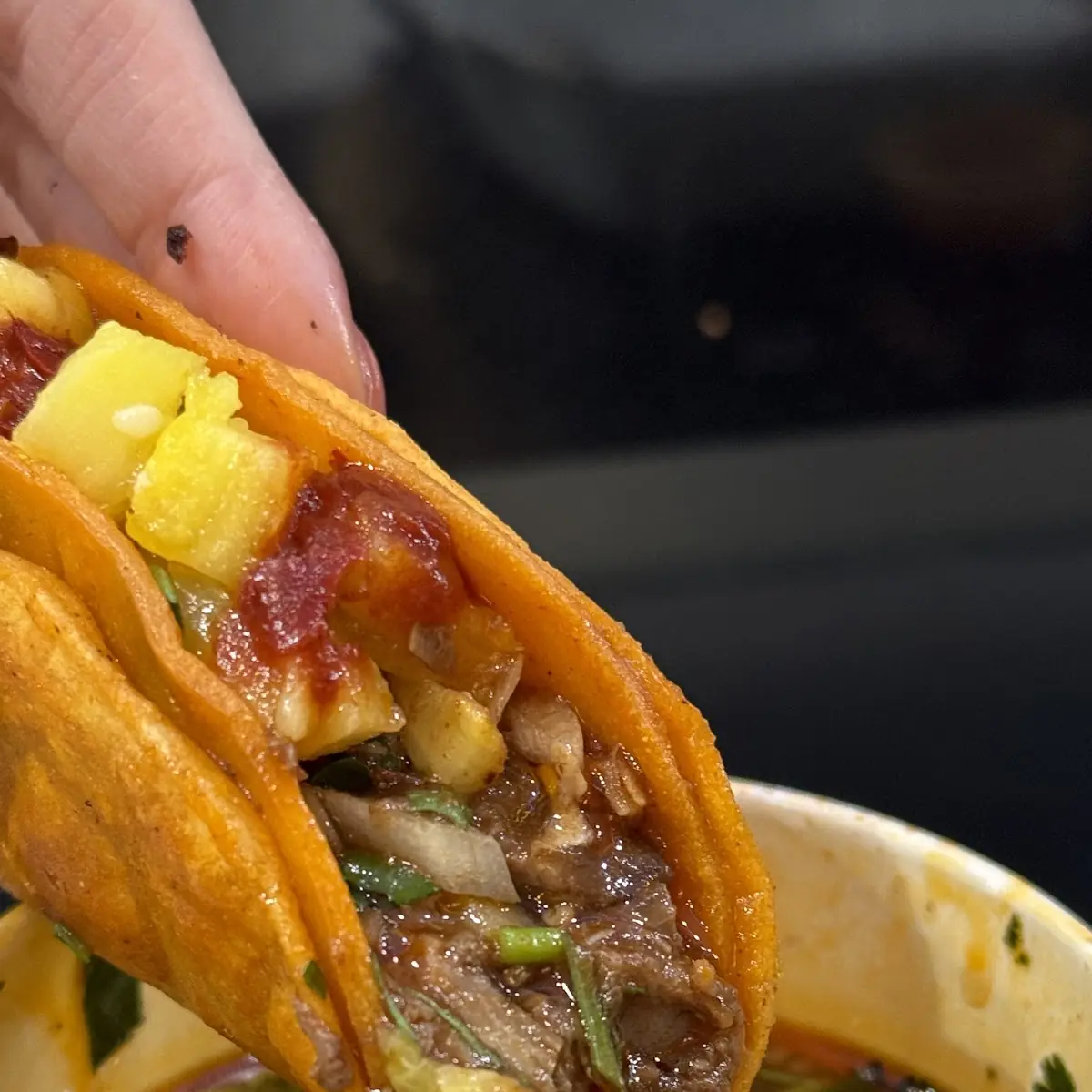 Birria Taco Consomé