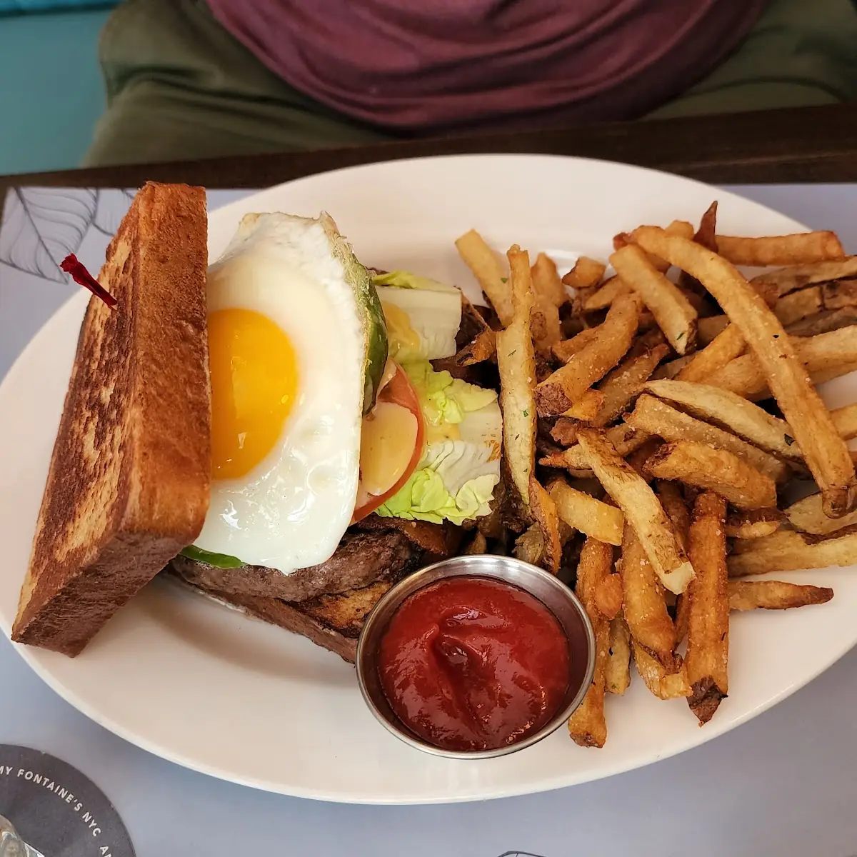 French Toast Brunch Burger