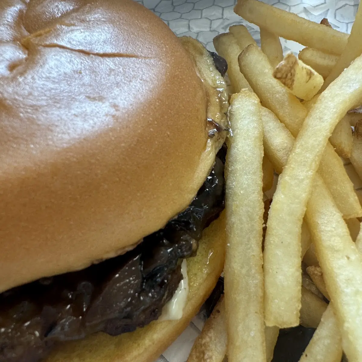 Mushroom and Swiss Burger