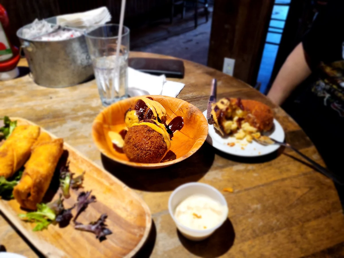 Deep Fried Mac&Cheese Balls, Lou Dawg's Southern BBQ - North Bay