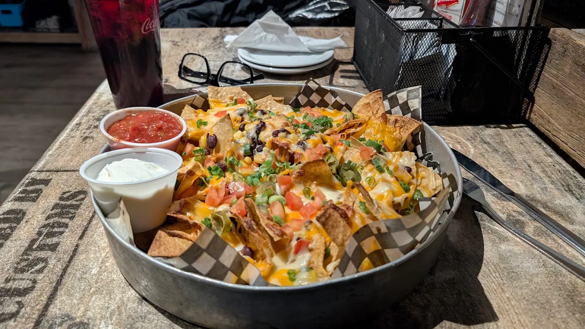 Loaded Nachos, Lou Dawg's Southern BBQ - North Bay
