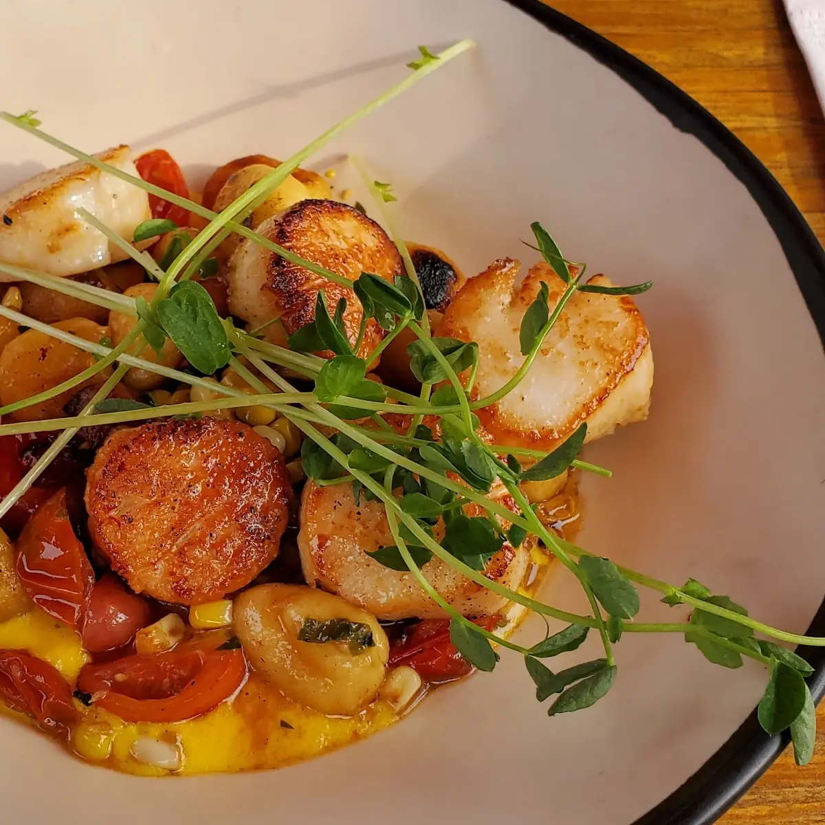 Seared Local Sea Scallops