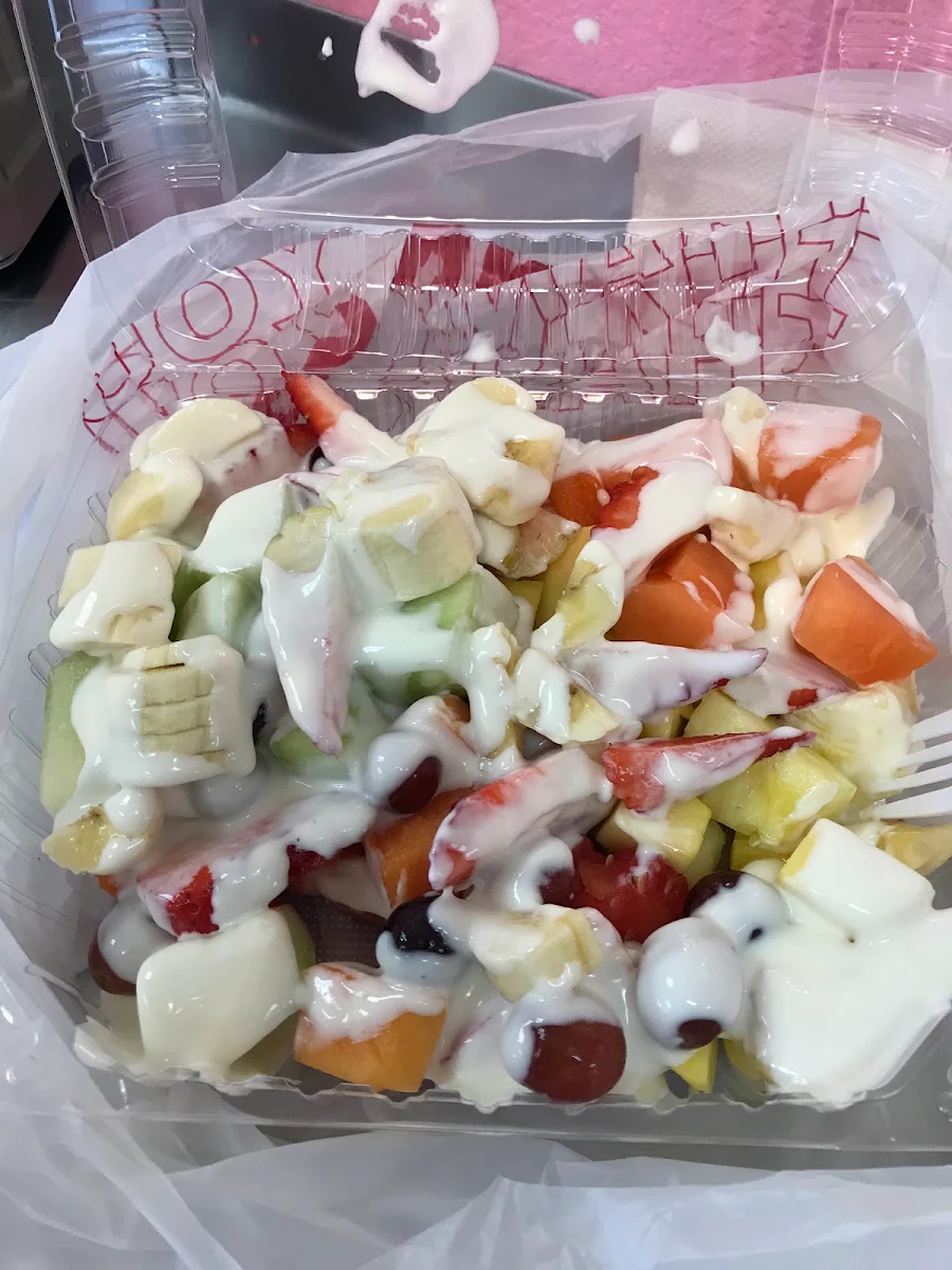 Yogurt with Fruit Salad