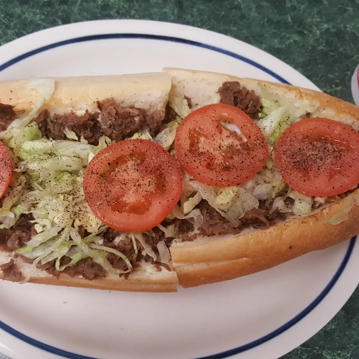 Steak Sandwich with Cheese