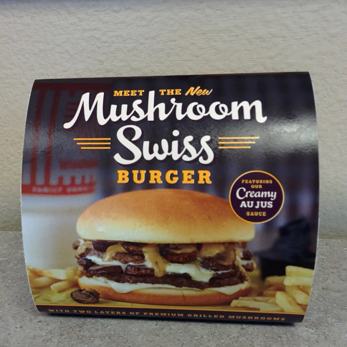 Mushroom Swiss Burger