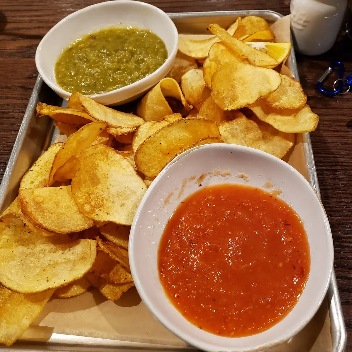House Made Potato Chips & Salsa