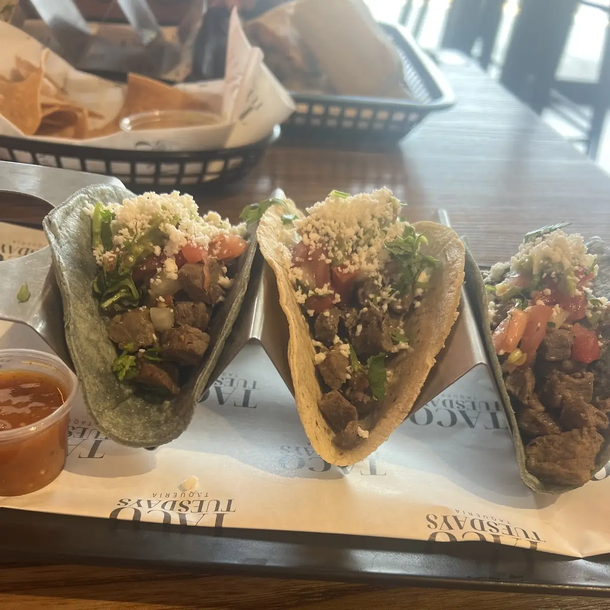 3 Steak Tacos