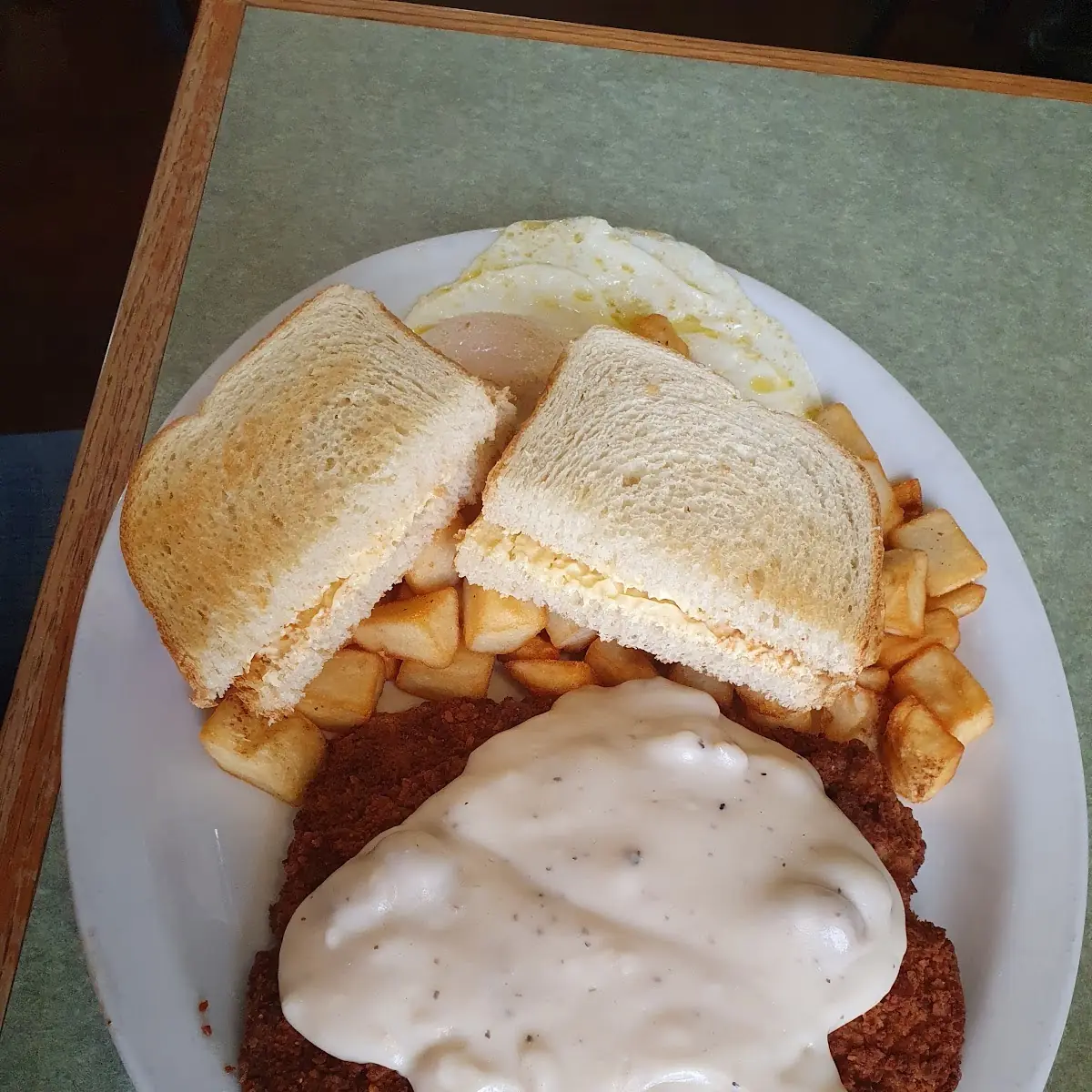 Chicken Fried Steak & Eggs